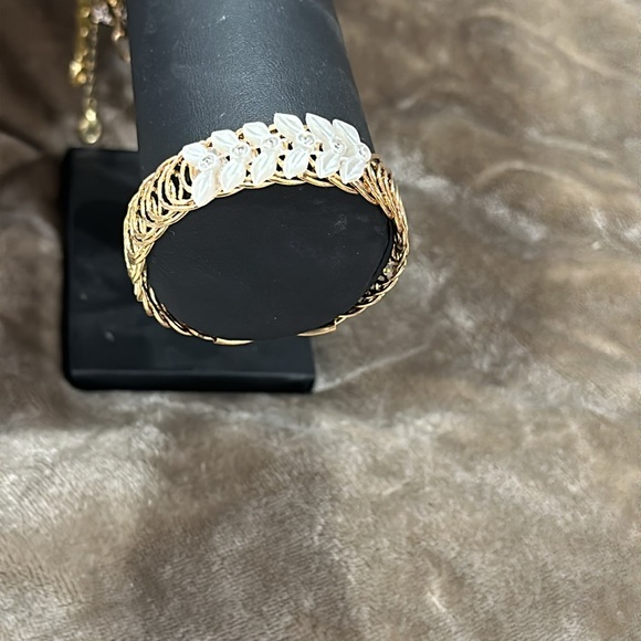 New Fashion gold adjustable bracelet For Women Shiny Small Circle - Picture 4 of 9